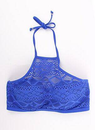 Haut de maillot de bain avec armature bleu FREYA femme