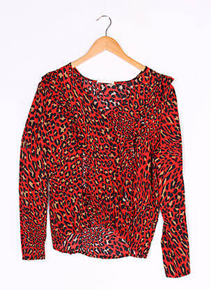 Blouse manches longues manches longues rouge LAURY THILLEMAN femme