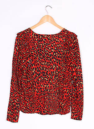 Blouse manches longues manches longues rouge LAURY THILLEMAN femme