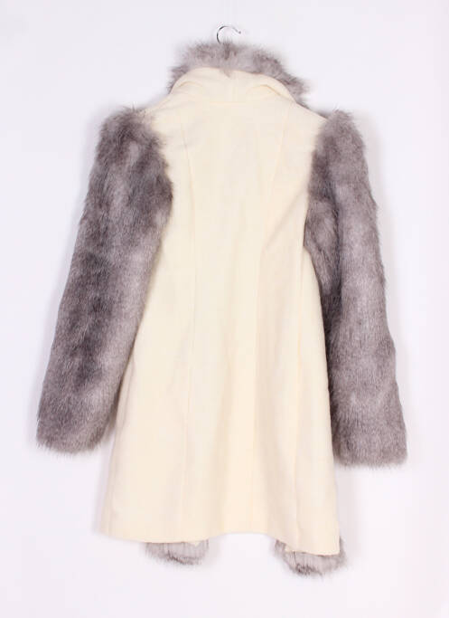 Manteau long blanc TUFASH pour femme