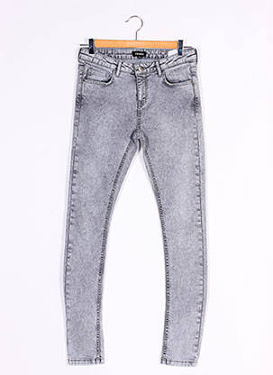 Jeans skinny gris FRIDAY pour femme