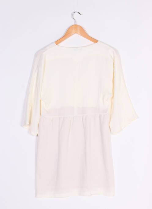 Robe courte blanc MANSOR pour femme