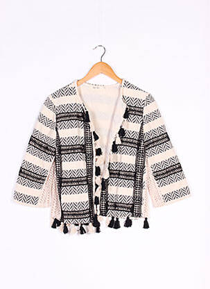 Veste casual coupe droite beige DEBY DEBO femme