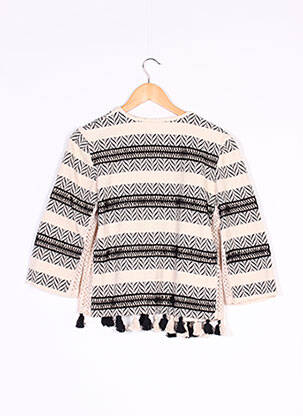 Veste casual coupe droite beige DEBY DEBO femme