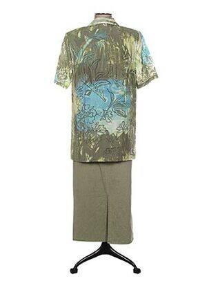 Ensemble jupe vert FRANCE RIVOIRE femme