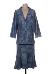 Ensemble jupe bleu FRANCE RIVOIRE pour femme seconde vue