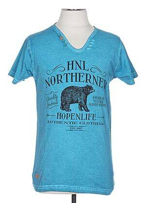 T-shirt bleu HOPENLIFE pour homme