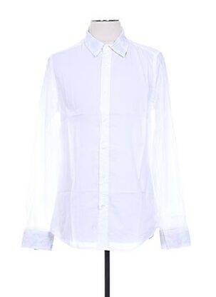 Chemise manches longues blanc CROSSBY pour homme
