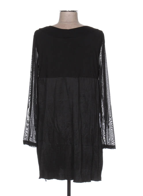 Tunique manches longues noir GLAMZ femme