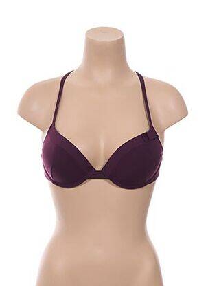 Haut de maillot de bain haut soutien-gorge avec mousse de rembourrage amovible haut soutien-gorge avec mousse de rembourrage amovible violet HUIT femme