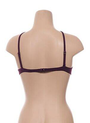 Haut de maillot de bain haut soutien-gorge avec mousse de rembourrage amovible haut soutien-gorge avec mousse de rembourrage amovible violet HUIT femme