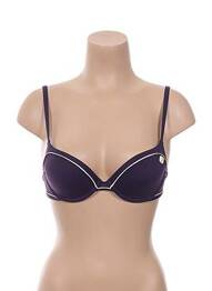 Haut de maillot de bain haut soutien-gorge avec mousse de rembourrage amovible haut soutien-gorge avec mousse de rembourrage amovible violet HUIT femme