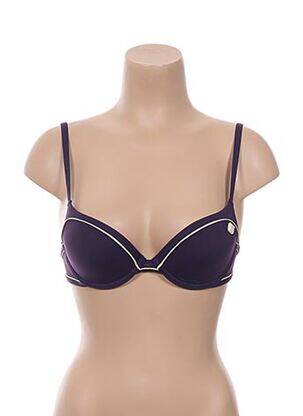 Haut de maillot de bain haut soutien-gorge avec mousse de rembourrage amovible haut soutien-gorge avec mousse de rembourrage amovible violet HUIT femme