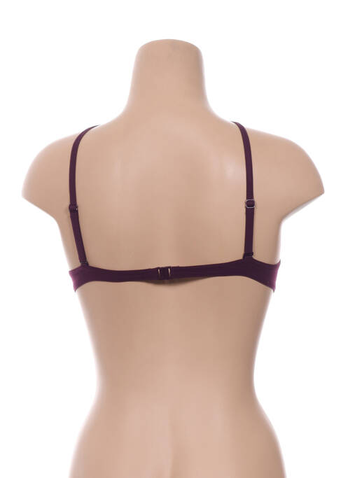 Haut de maillot de bain haut soutien-gorge avec mousse de rembourrage amovible haut soutien-gorge avec mousse de rembourrage amovible violet HUIT femme