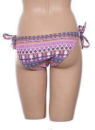 Bas de maillot de bain imprimé fantaisie bikini rose PIL PULL femme