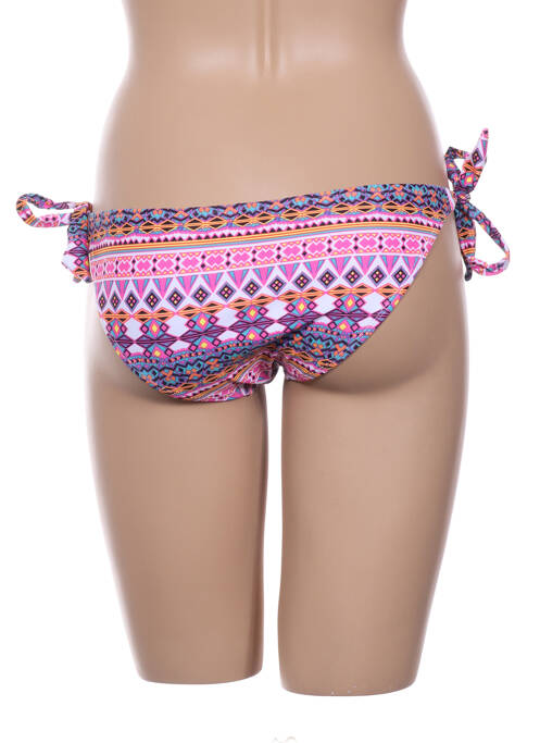 Bas de maillot de bain imprimé fantaisie bikini rose PIL PULL femme