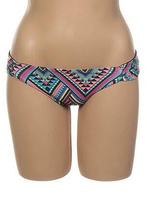 Bas de maillot de bain réversible culotte rose L*SPACE femme