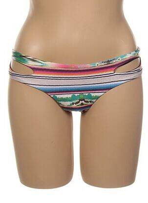 Bas de maillot de bain réversible culotte rose L*SPACE femme