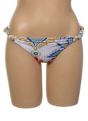 Bas de maillot de bain bikini bikini bleu HUIT femme