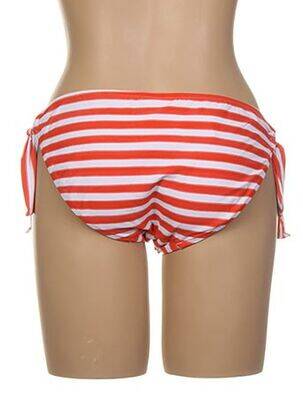 Bas de maillot de bain fermeture liens à nouer bikini orange SEAFOLLY femme