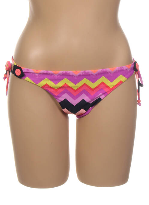 Bas de maillot de bain fermeture liens à nouer bikini violet SEAFOLLY femme