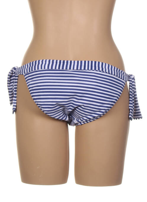 Bas de maillot de bain imprimé rayures bikini bleu SEAFOLLY femme
