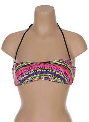 Haut de maillot de bain haut bandeau haut bandeau rose RIP CURL femme