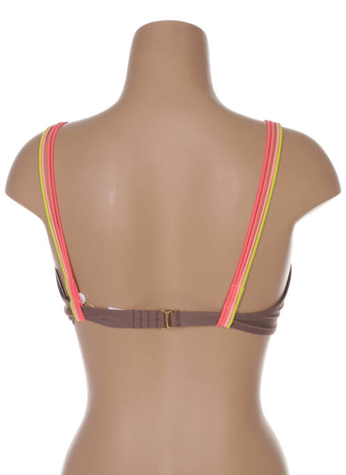 Haut de maillot de bain marron LULI FAMA pour femme