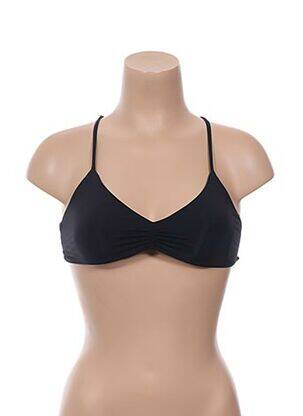 Haut de maillot de bain bretelles élastiquées haut soutien-gorge nageur noir L*SPACE femme