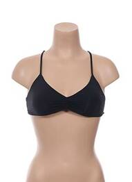 Haut de maillot de bain bretelles élastiquées haut soutien-gorge nageur noir L*SPACE femme