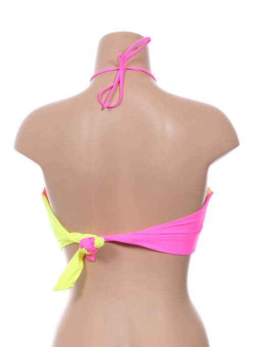 Haut de maillot de bain rose DAG ADOM pour femme