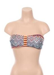 Haut de maillot de bain haut bandeau haut bandeau gris KHONGBOON femme