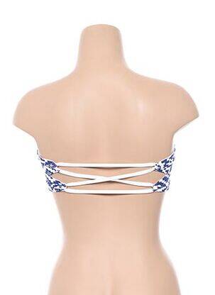 Haut de maillot de bain haut bandeau haut bandeau bleu KHONGBOON femme