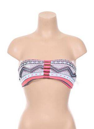 Haut de maillot de bain haut bandeau haut bandeau bleu KHONGBOON femme