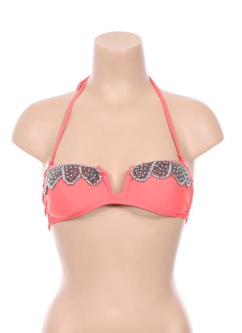 Haut de maillot de bain haut bandeau haut bandeau orange AMENAPIH femme