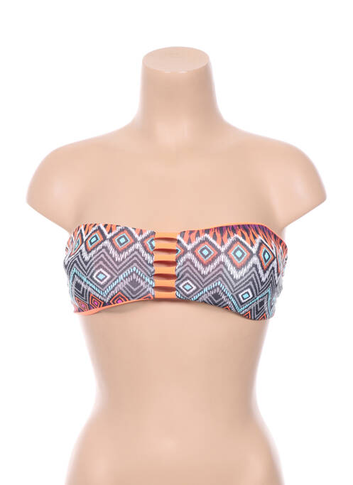 Haut de maillot de bain haut bandeau haut bandeau gris KHONGBOON femme