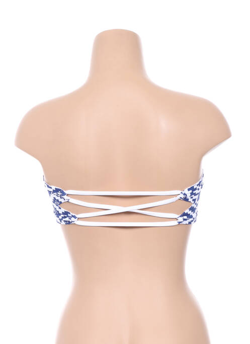 Haut de maillot de bain bleu KHONGBOON pour femme