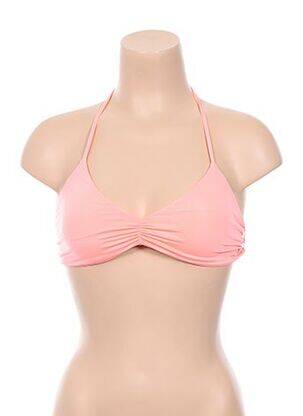 Haut de maillot de bain fermeture liens à nouer rose L*SPACE femme