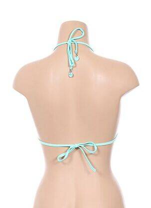 Haut de maillot de bain fermeture liens à nouer haut soutien-gorge avec mousse de rembourrage amovible bleu SEAFOLLY femme