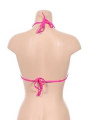 Haut de maillot de bain rose DAG ADOM pour femme seconde vue