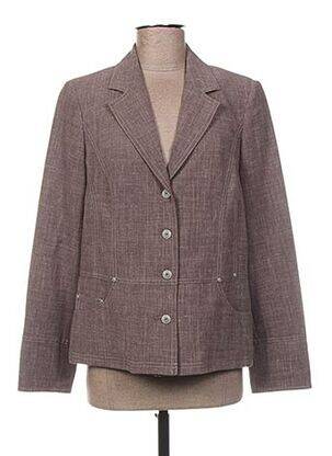 Blazer poches marron PAUPORTÉ femme