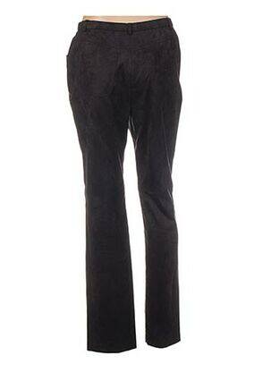 Pantalon droit taille élastique marron PAUPORTÉ femme