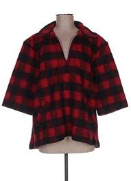 Pull tunique rouge APRIL 77 femme