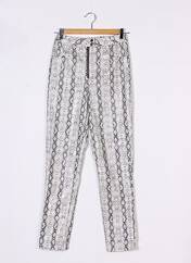Pantalon droit gris PRETTY LITTLE THING pour femme seconde vue