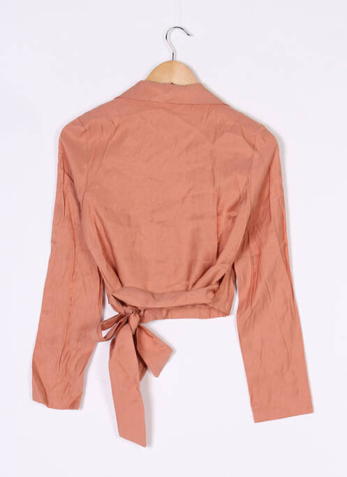 Gilet cache-cœur rose ALLYSON pour femme