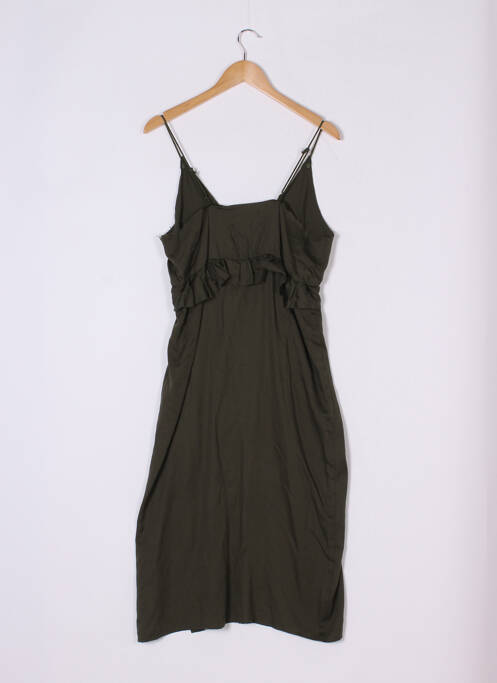 Robe mi-longue coupe fluide vert ONE TEASPOON femme