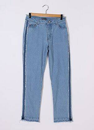 Jeans coupe slim slim taille normale bleu FOLLOW ME femme