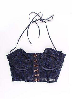 Top/caraco bleu FOR LOVE & LEMONS femme