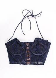 Top/caraco bleu FOR LOVE & LEMONS femme
