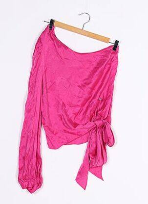 Blouse col rond manches longues rose LOVERS + FRIENDS femme
